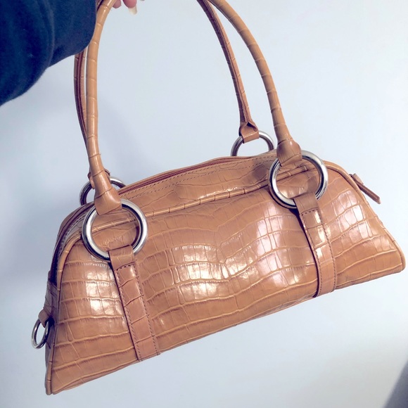 Tanned color shoulder bag - Picture 2 of 3